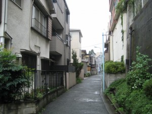 Rue de tokyo traditionelle