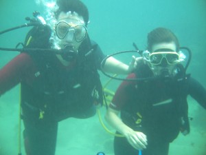 Fanny et Romain en Plongée