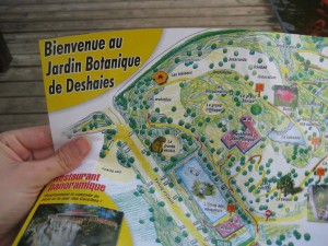 Plan du Jardin Botanique de Deshaies